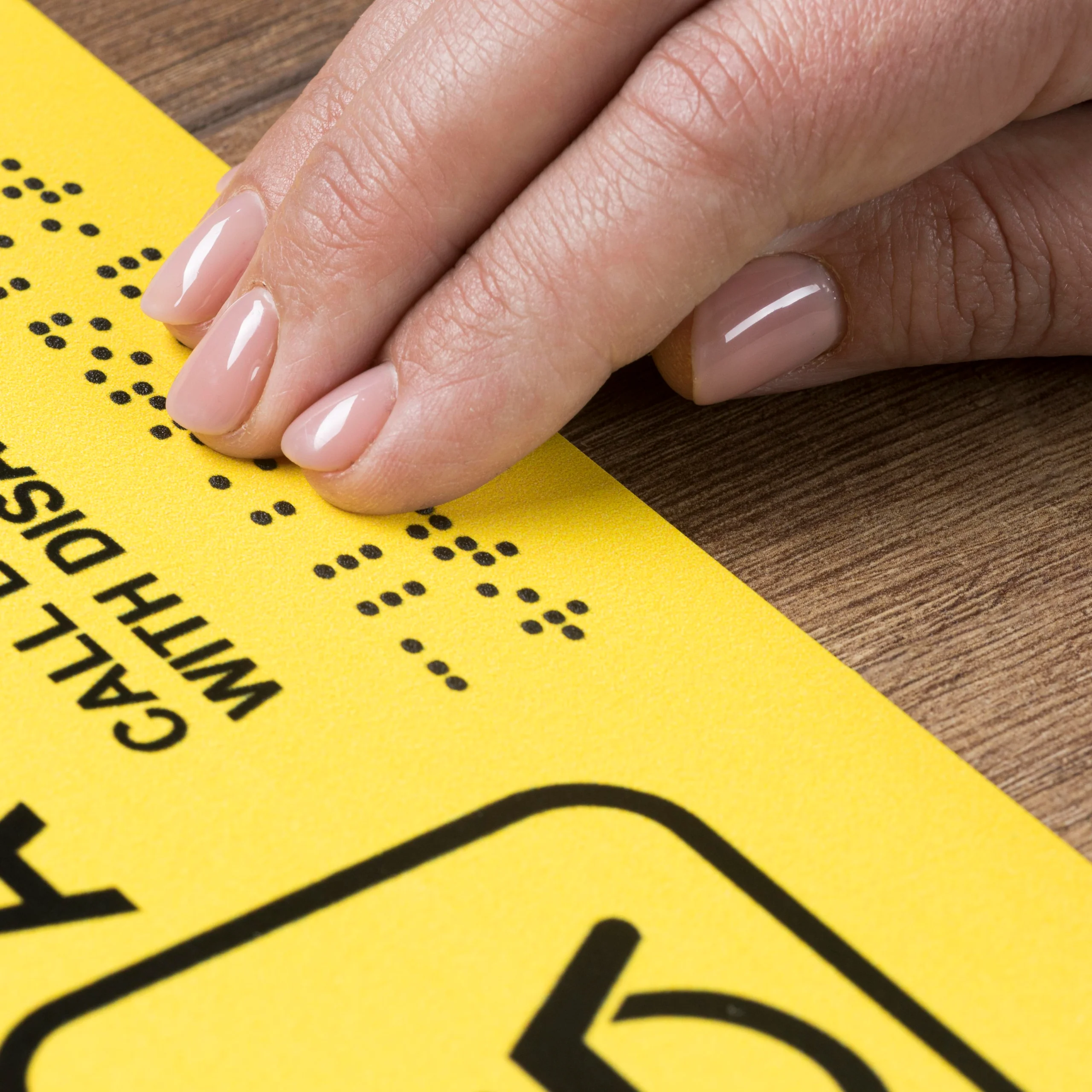 Signalétique avec du Braille